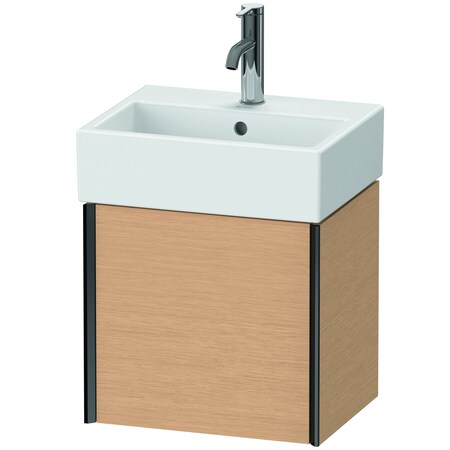 Xviu Wall-Mounted Vanity Unit Brushed Oak